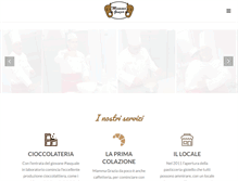 Tablet Screenshot of pasticceriamammagrazia.com